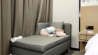 Cute teen caught creaming up on hidden cam