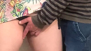 Petite Pussy Under Dress Perv in Subway