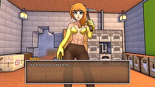 Minecraft-themed manga porn with Jenny mod