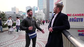 threeway party with slutty asian milf in lingerie