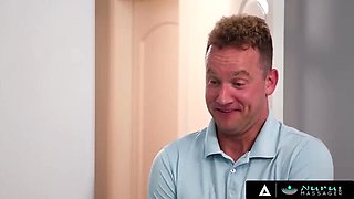 Nicole Kitt Nuru Massage Seduces Roommate Van Wylde Hot Doggystyle Fuck Blowjob Handjob