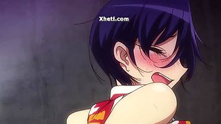Hentai Anime Sex: Hardcore Fuck with Blowjob and Creampie on Big Booty Teen