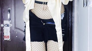 Lust in Lingerie: a Stocking Strip Tease