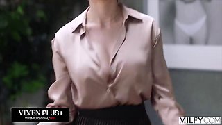 MILFY Naughty MILF Lexi Luna Seduces Horny Stud In The Shower At The Spa