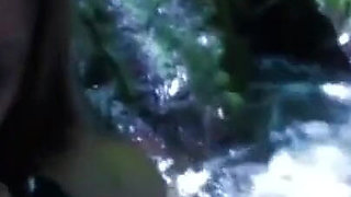 Outdoor in nature anally fucked