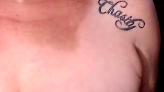 Titty Bouncing Flexing One Tit Back N Forth and Both