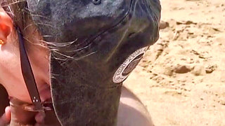 On the Beach in Greece She Sucks and Jumps on Her Stepdad's Cock