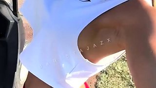 Baristajazx Fucks Her Wet Pussy On A Golf Course Onlyfans