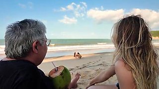 I ask a duo in the Caribbean for a coconut and boink the damsel while the hubby heads to get it.