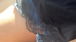 Micro Skirt and Exhib in Car and City