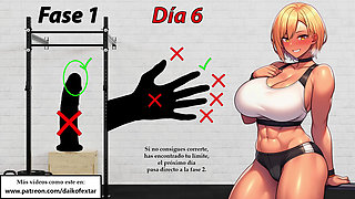 Spanish JOI. Suffer from pleasure: Like feeling the most frustrating orgasm possible.