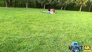 redhead gf got her pussy pounded hard in the park