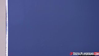 All Wrapped Up - Natasha Nice Treating Injured Guy with her Big Naturals