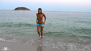 Horny Nude on Beach