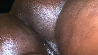 Hot Ebony Milf Oiled Up Relaxation Session