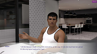 My Stepbrother's Wife 4 Jennifer Stroked the Cock with Her Hand