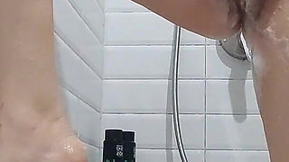 Hairy Pussy Shaving and Washing