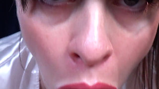 Pregnant Wife Know How to Do Sloppy Deepthroat