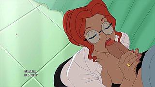 Milftoon Drama - Nurse and Doctor loves huge dick during patient checkup