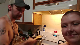 Cum Cooked 3 Leek Chili with Oil Handjob