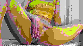 Cameltoe Pussy and Thin Dirty Panties. so Much Cream Is Flowing Out of This Cunt