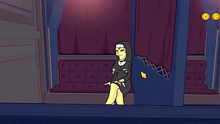 Mom, underwear, cartoon fantasy