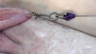 Stretched Pumped Pussy Pissing Close up 3