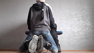 I licked my teacher's ass for passing the exam