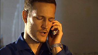 Anal toying ends with hardcore double penetration