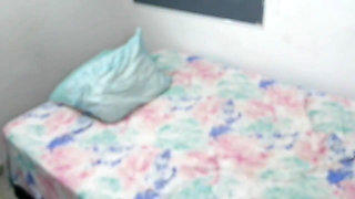 Colombian Brunette Rides a Foreign Cock