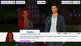 College craze: Indian desi girl flirts with guys ep.13