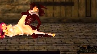 Awesome hentai anal sex with stunning excited nurse