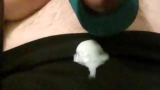 C1 - HOMEMADE SOLO - male sextoy sleeve pov with cumshot and slow motion