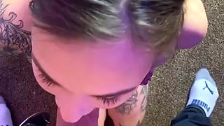 Scarlet Summer inked teen POV sex