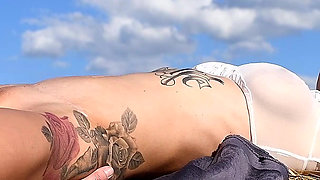 Sunny Outdoor Cunnilingus, Shaking Orgasm, Sexy Barbie, Juicy Pussy, Big Lips, Big Tits, Tattoo Girl