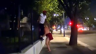 Interracial Crazy Sex In Public