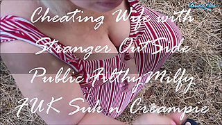 Stranger Creampie Outside Public Danger Fuck