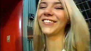Blonde Amateur pov in apartament: Blowjob, Doggy  Missonary Porn
