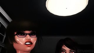 Femdom Vixens - Amazing 3D hentai adult videos