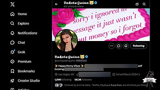 Dakota Quinn: Iphone Catches Creampie Part 1