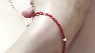 Brunette Masturbates Her Pussy in the Bathroom