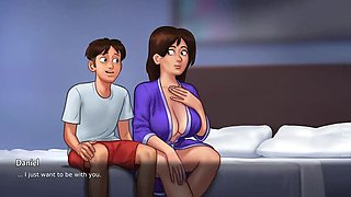 Hot Stepmom Joyboymemes Shows Off Her Amazing Body & Takes a Huge Load - Summertime Saga Hentai Part 2