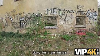 Submissive Blonde Casey Nohrman Rough Fuck in Abandoned House - HD 1080p Hardcore Sex
