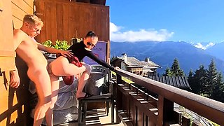 Public Flashing Gardener Gets BDSM Surprise