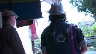Tongue pierced Thai MILF gets picked up