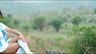 Rashmi Nair FIFA World Cup Cheers Argentina Outdoor Forest Mountain Hardcore Fucking With Black Man BBC Interracial
