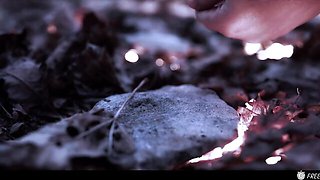 Sneaky Valentina Nappi and Sam Bourne's no reaction video