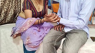 Super-sexy Freshly Married Bhabhi firm screw with devar, desi nubile nymph hindi audio hook-up in doggy style-fashion