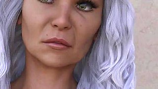 My Dorm 165 - Mark Massaging Olivia's Breasts and Pussy Then Drinking Her Milk