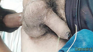 Desi Hot Gone/Friend in the Fields Made a Mare and Kicked the Ass.